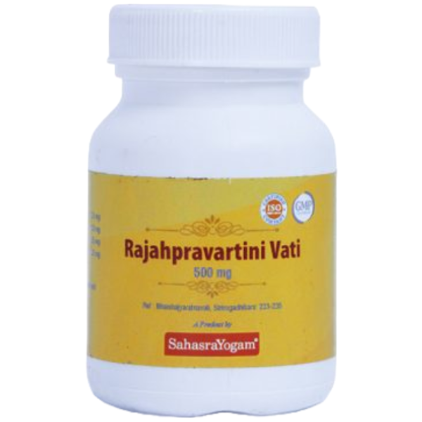 SAHASRAYOGAM RAJAHPRAVARTINI VATI - Pack of 3 (60 Tablets each)
