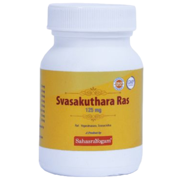 SAHASRAYOGAM SVASAKUTHARA RAS - pack of 3 (60 Tablets each)