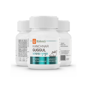 Krishna's Kanchnar Guggul - Pack of 4 (40 Tabs Each)