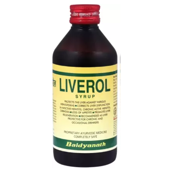 BAIDYANATH LIVEROL SYRUP - Pack of 4 (200 ML Each)