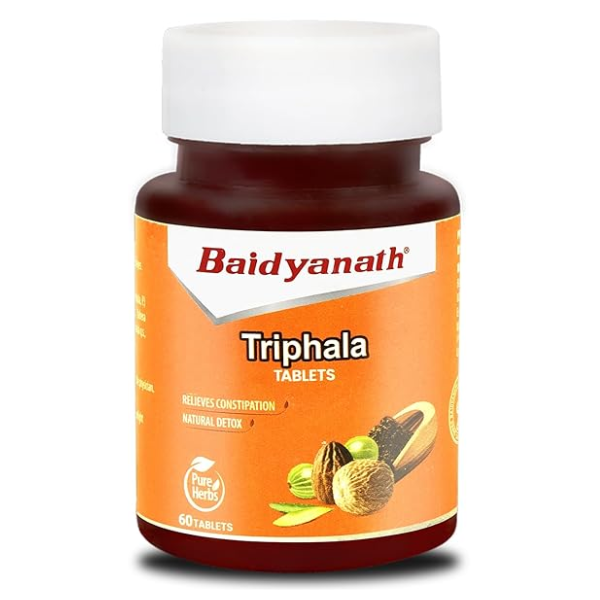 BAIDYANATH TRIPHALA TABLETS - Pack of 3 (60 TABS each)