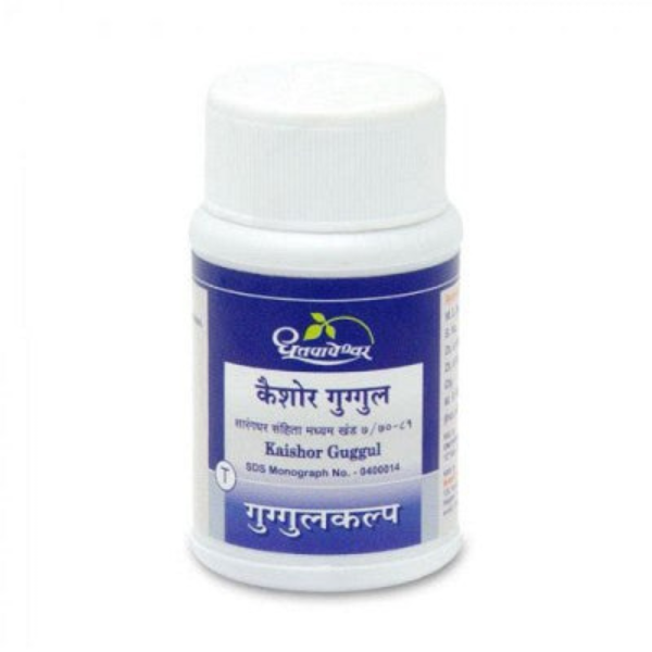 Dhootapapeshwar Kaishor Guggul - Pack of 2 (60 Tablets Each)