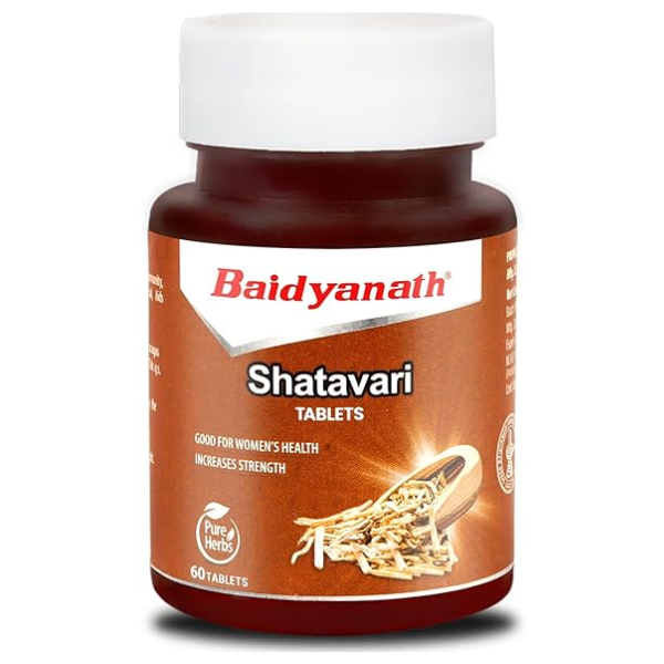 BAIDYANATH SHATAVARI TABLETS - Pack of 4 (60 Tabs each)