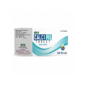 Nidco Calcifil Tablet - Pack of 3 (60 Tablets)