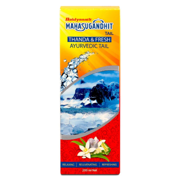 BAIDYANATH MAHASUGANDHIT TAIL - Pack of 4 (200 ml each)