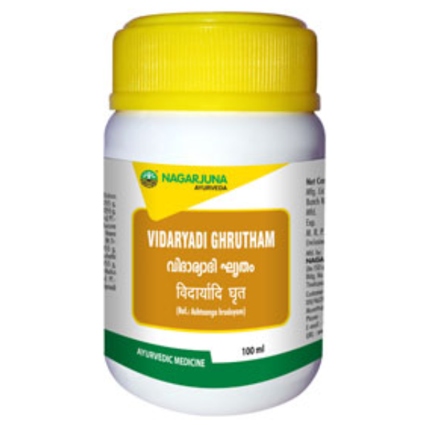 NAGARJUNA VIDARYADI GHRUTHAM - Pack of 4 (100 ML Each)