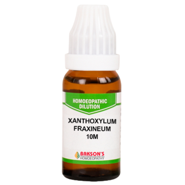 BAKSON'S HOMEOPATHY XANTHOXYLUM FRAXINEUM DILUTION 10M - PACK OF 2 (10 ML EACH)