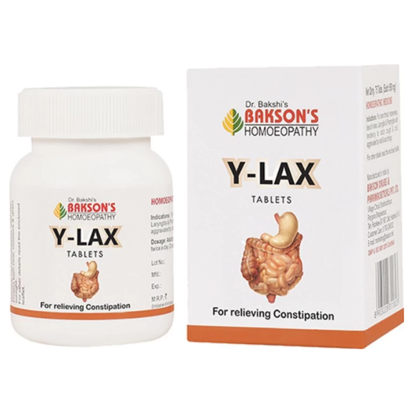 BAKSON'S HOMEOPATHY Y LAX TABLETS