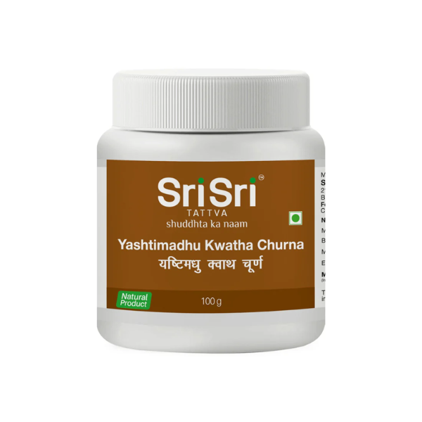 SRI SRI TATTVA YASHTIMADHU KWATHA CHURNA - PACK OF 4 (100 GRAM EACH)
