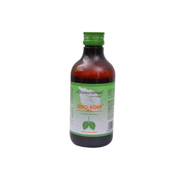 UNIFARMA HERBALS ZERO-KOFF SYRUP - Pack of 3 ( 200 ML Each)