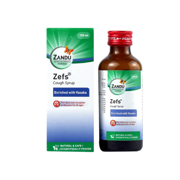 Zandu Zefs Cough Syrup (100 ml)