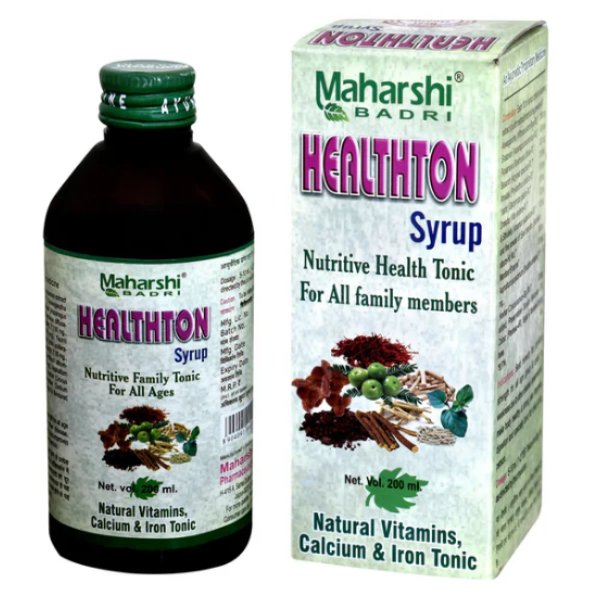 MAHARSHI BADRI  HEALTHTON SYRUP - Pack of 3 (200 ml each)