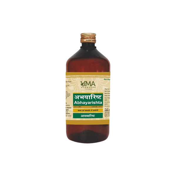UMA AYURVEDA ABHAYARISHTA SYRUP - Pack of 2 (450 ML)