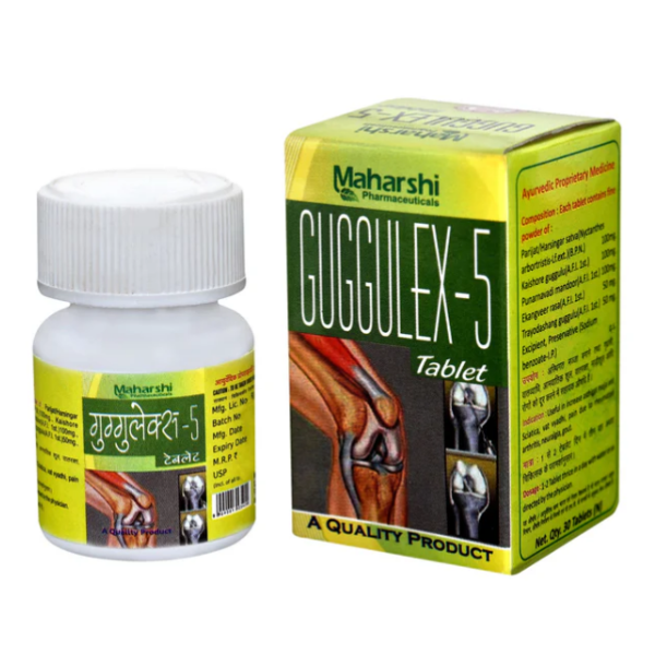 GUGGULEX - 5 - Pack of 2 (30 TABLETS each)