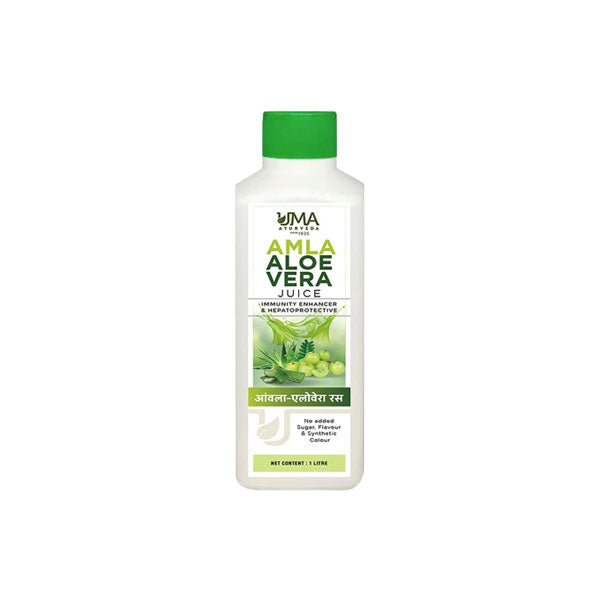 UMA AYURVEDA AMLA ALOVERA JUICE - Pack of 3 (1 LITRE Each)