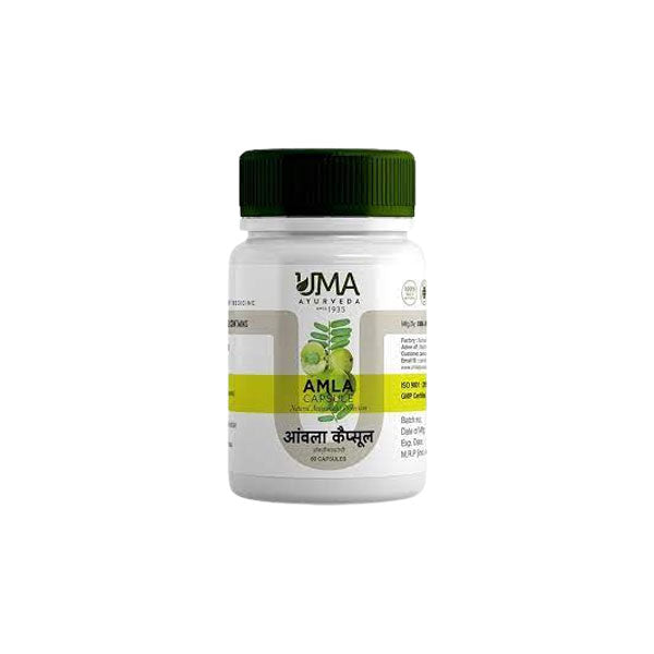 UMA AYURVEDA AMLA CAPSULE - PACK OF 3 (60 CAPS EACH)