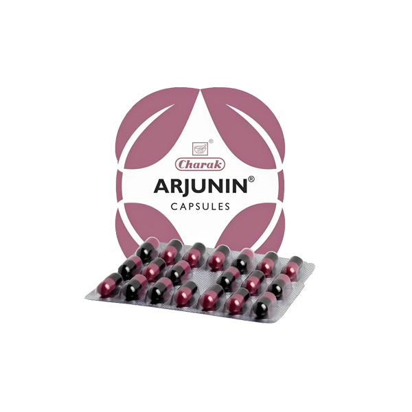 CHARAK ARJUNIN CAPSULE - Pack of 4 (20 CAPSULES each)