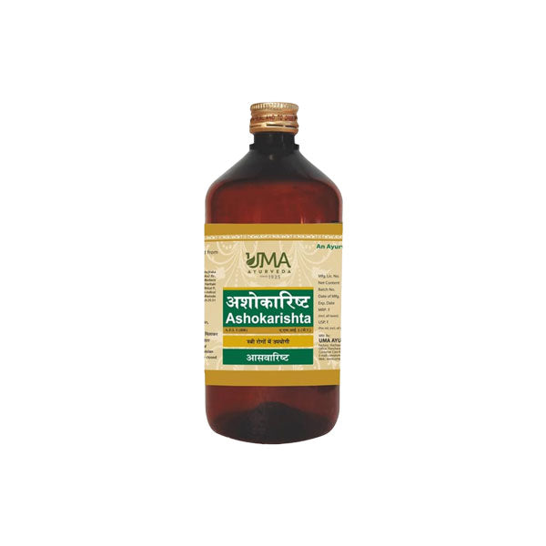 UMA AYURVEDA ASHOKARISHTA SYRUP - Pack of 5 (450 ML)