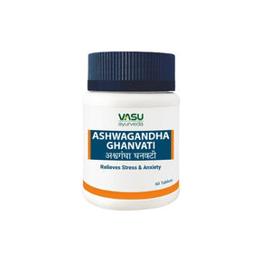 VASU ASHWAGANDHA GHANVATI (60 TABLETS)