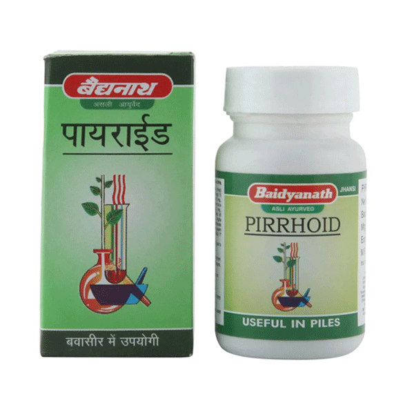 Baidyanath Pirrhoids Tablets - Pack of 2 (50 Tabs each)