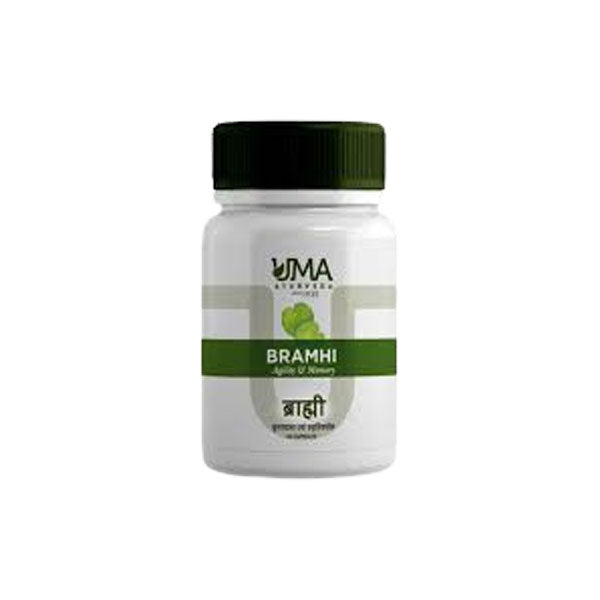 UMA AYURVEDA BRAHMI CAPSULES - Pack of 3 (60 CAPS EACH)