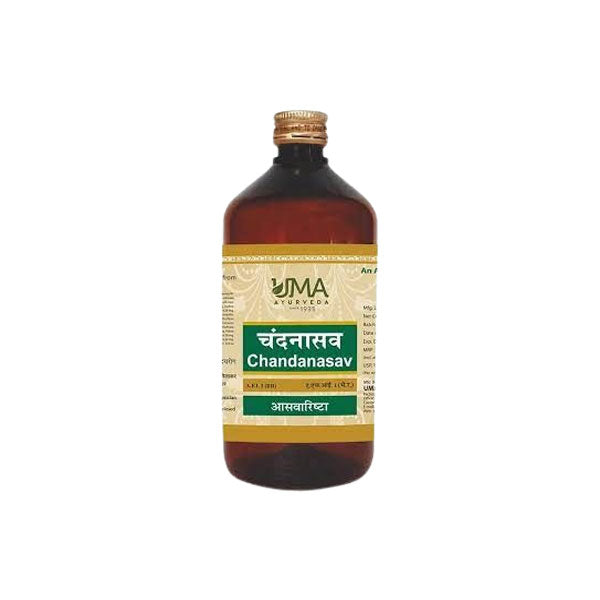 UMA AYURVEDA CHANDANASAV SYRUP - Pack of 4(450 ML EACH)