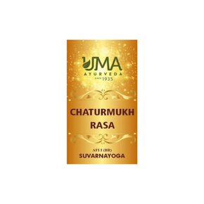 UMA AYURVEDA CHATURMUKHA RASA (WITH GOLD)