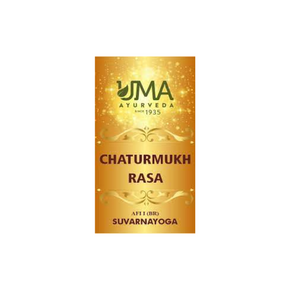 UMA AYURVEDA CHATURMUKH RASA (WITH GOLD)