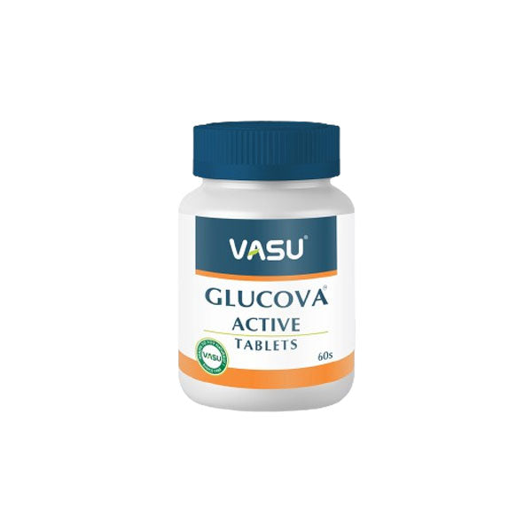 GLUCOVA ACTIVE TABLET - Pack of 3 (60 TABLETS Each)