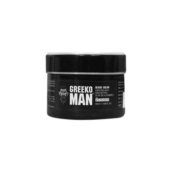 GREEKO MAN BEARD CREAM - Pack of 2 (50 ML Each)