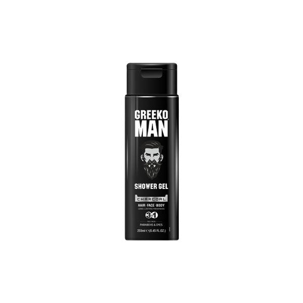 GREEKO MAN 3-IN-1 SHOWER GEL - Pack of 2 (250 ML Each)