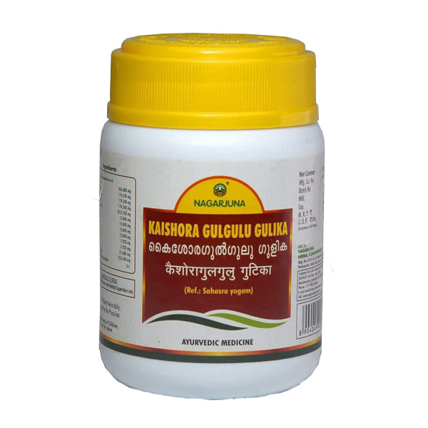 NAGARJUNA KAISHORA GULGULU GULIKA - Pack of 2 (50 TABLETS each)
