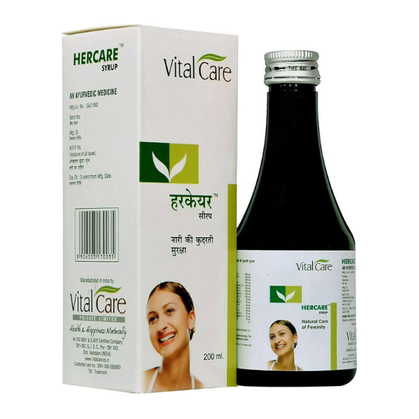 HERCARE SYRUP - PACK OF 4 ( 200 ML EACH)