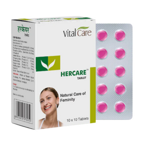 HERCARE TABLET - PACK OF 2 ( 10 x 10 TABLETS EACH)