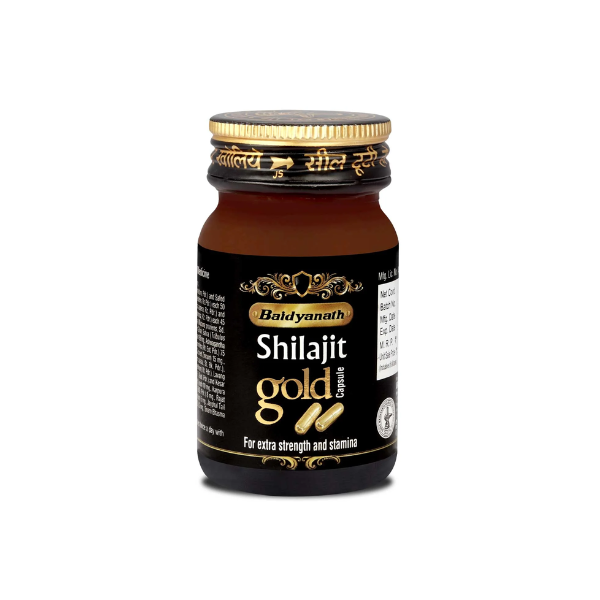 Baidyanath Shilajit Gold - Pack of 2 (20  CAPSULES each)