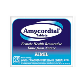 AMYCORDIAL TABLETS - Pack of 3 (1 STRIP OF 30 TABLETS each)
