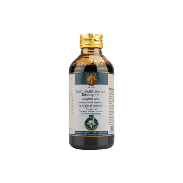 AVP KHATHAKHADIRADI KASHAYAM - PACK OF 4 (200 ML each)
