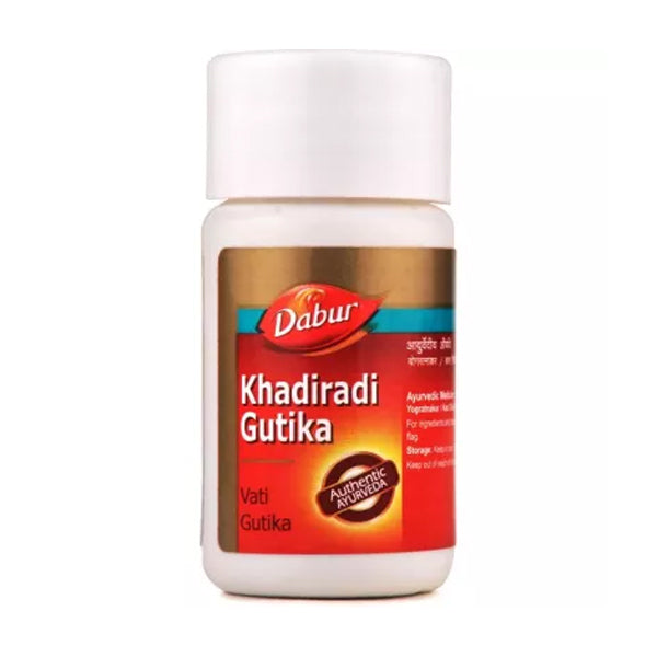 DABUR KHADIRADI GUTIKA - Pack of 6 (40 TABLETS each)