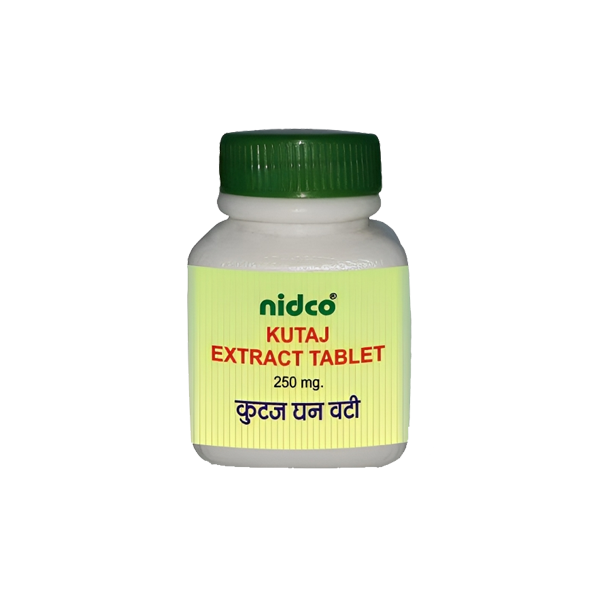 NIDCO KUTAJ EXTRACT TABLET - PACK OF 6 (60 TABLETS EACH)