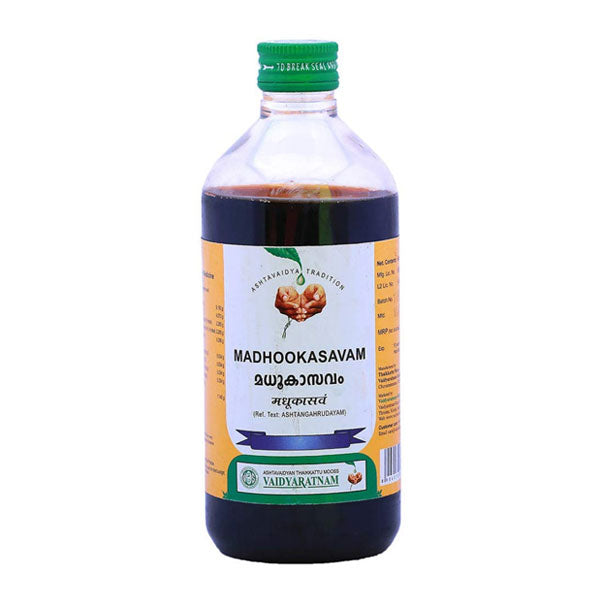 VAIDYARATNAM MADHOOKASAVAM - PACK OF 3 (450 ML EACH)