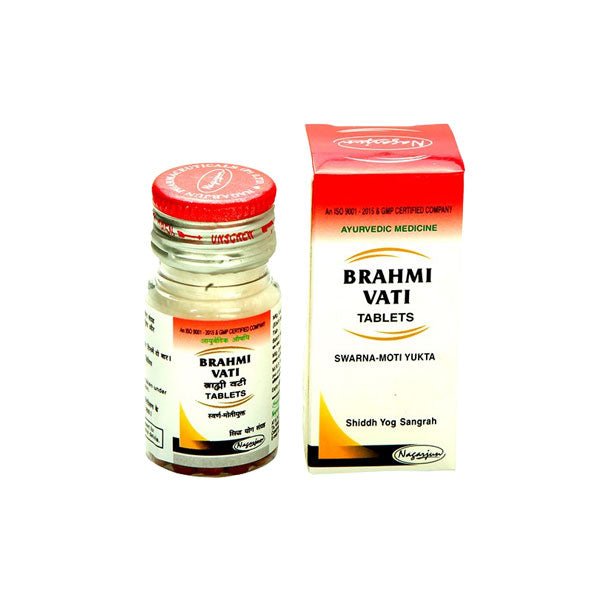 BRAHMI VATI (SUVARNA-MOTI YUKT) (50 TABLETS)