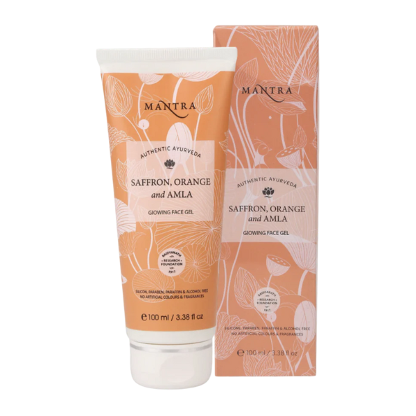 Baidyanath Mantra Saffron, Orange And Amla Glowing Face Gel