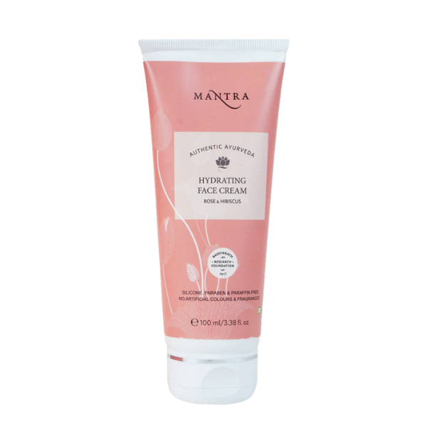 Baidyanath Mantra Rose and Hibiscus Hydrating Face Cream (100ml)