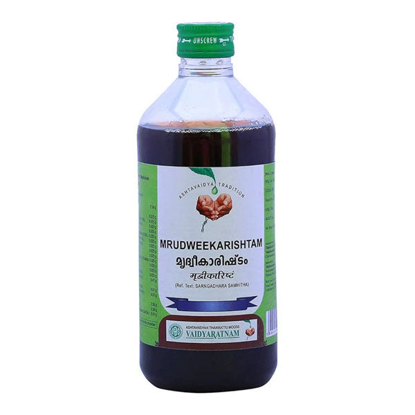 VAIDYARATNAM MRUDWEEKARISHTAM SYRUP - Pack of 4 (450 ML Each)