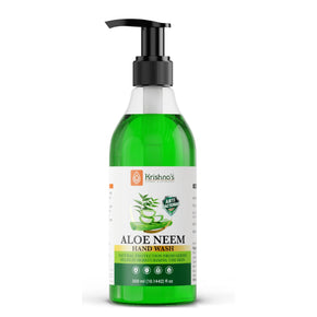 Krishna's Aloe Vera Neem Hand Wash - Pack of 5 (300 Ml Each)