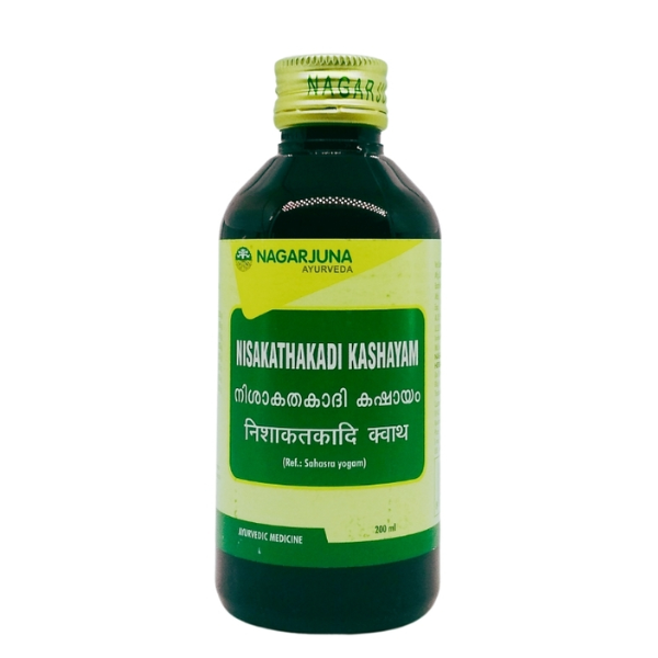 NAGARJUNA NISAKATHAKADI KASHAYAM - Pack of 4 (200 ML Each)