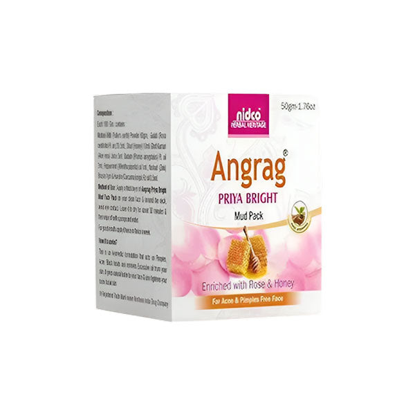 NIDCO ANGRAG PRIYA BRIGHT MUD PACK - Pack of 4 (50GM each)