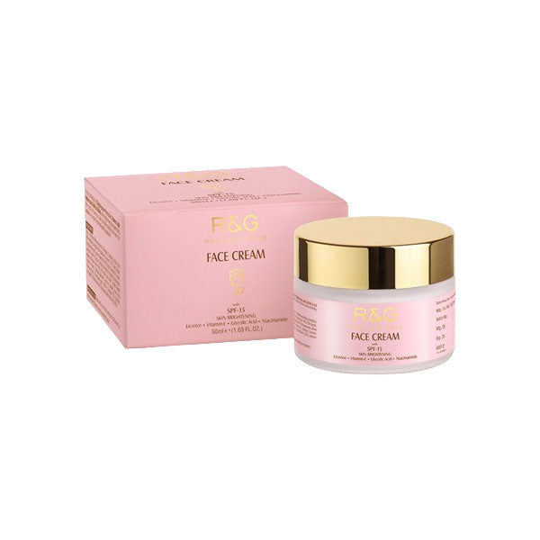 R&G FACE CREAM WITH SPF-15 - Pack of 2 (50 ML Each)