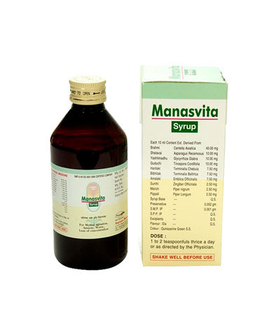 MANASVITA SYRUP (200 ML)-Pack of 3