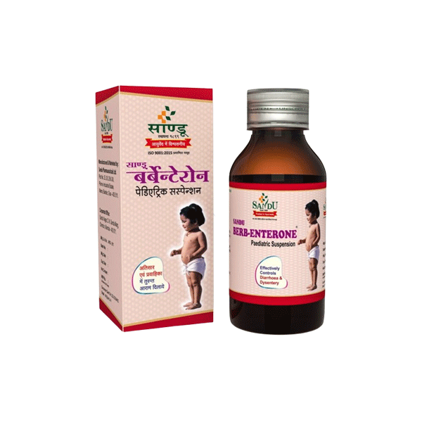 SANDU BERB- ENTERONE SUSPENSION - PACK OF 4 (50 ML EACH)